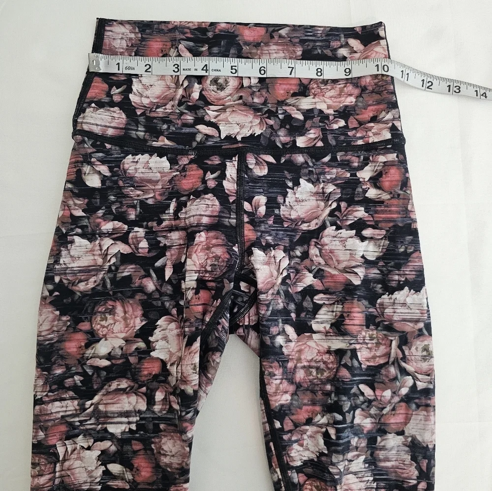 Lululemon Wunder Under High-Rise Nulu Leggings Size 4 Peony Floral Print